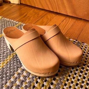 *New, Never Worn* Lotta from Stockholm Leather Clogs